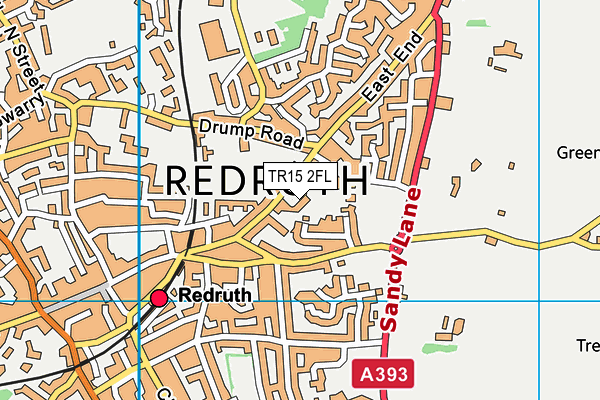 TR15 2FL map - OS VectorMap District (Ordnance Survey) TR15 2FL map - OS VectorMap District (Ordnance Survey)