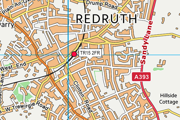 TR15 2FR map - OS VectorMap District (Ordnance Survey) TR15 2FR map - OS VectorMap District (Ordnance Survey)
