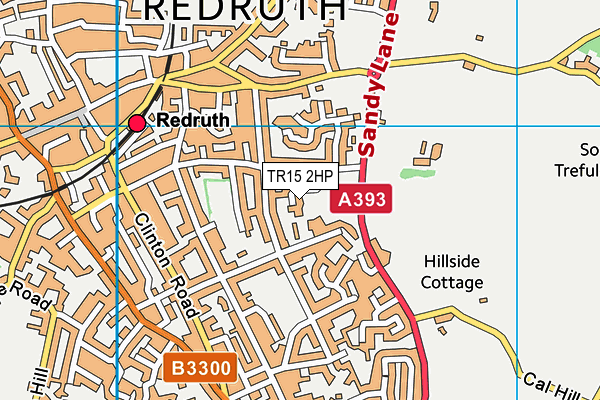 TR15 2HP map - OS VectorMap District (Ordnance Survey) TR15 2HP map - OS VectorMap District (Ordnance Survey)