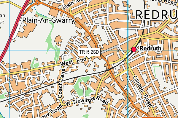 TR15 2SD map - OS VectorMap District (Ordnance Survey) TR15 2SD map - OS VectorMap District (Ordnance Survey)