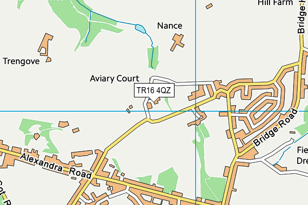 TR16 4QZ map - OS VectorMap District (Ordnance Survey) TR16 4QZ map - OS VectorMap District (Ordnance Survey)