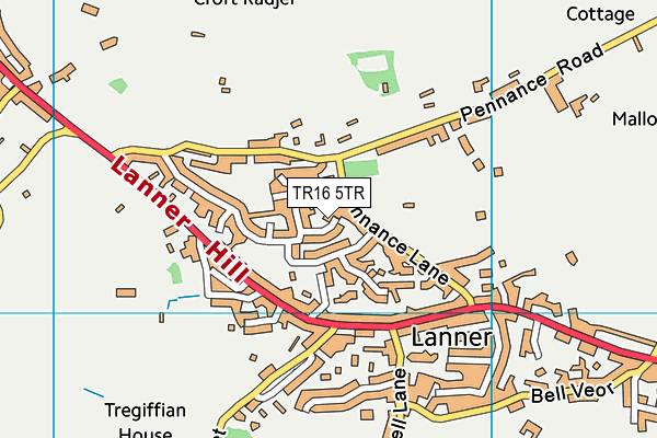 TR16 5TR map - OS VectorMap District (Ordnance Survey) TR16 5TR map - OS VectorMap District (Ordnance Survey)