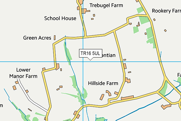 TR16 5UL map - OS VectorMap District (Ordnance Survey)
