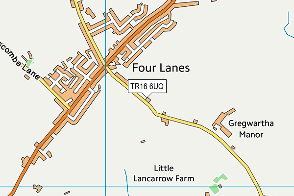 TR16 6UQ map - OS VectorMap District (Ordnance Survey)