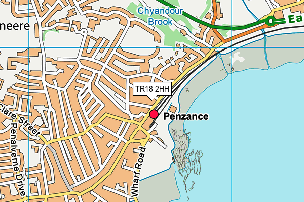 TR18 2HH map - OS VectorMap District (Ordnance Survey) TR18 2HH map - OS VectorMap District (Ordnance Survey)