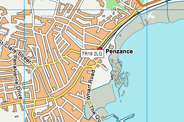 TR18 2LQ map - OS VectorMap District (Ordnance Survey) TR18 2LQ map - OS VectorMap District (Ordnance Survey)