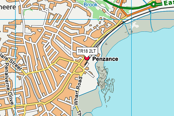 TR18 2LT map - OS VectorMap District (Ordnance Survey) TR18 2LT map - OS VectorMap District (Ordnance Survey)