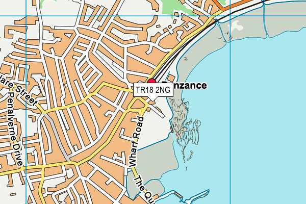 TR18 2NG map - OS VectorMap District (Ordnance Survey) TR18 2NG map - OS VectorMap District (Ordnance Survey)
