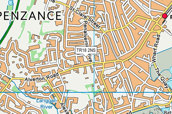 TR18 2NS map - OS VectorMap District (Ordnance Survey) TR18 2NS map - OS VectorMap District (Ordnance Survey)