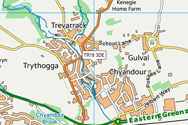 TR18 3DE map - OS VectorMap District (Ordnance Survey) TR18 3DE map - OS VectorMap District (Ordnance Survey)