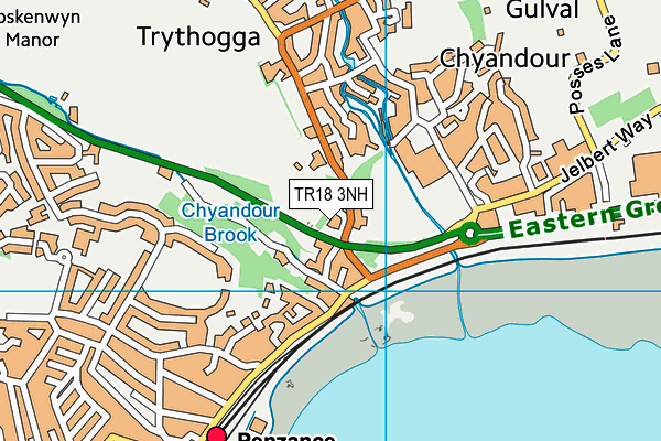 TR18 3NH map - OS VectorMap District (Ordnance Survey) TR18 3NH map - OS VectorMap District (Ordnance Survey)