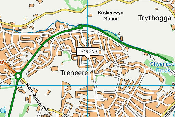 TR18 3NS map - OS VectorMap District (Ordnance Survey) TR18 3NS map - OS VectorMap District (Ordnance Survey)