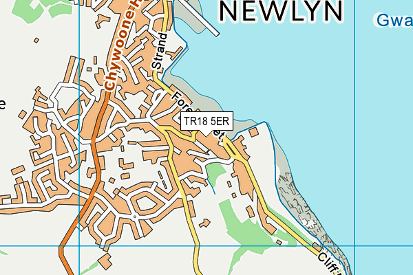 TR18 5ER map - OS VectorMap District (Ordnance Survey) TR18 5ER map - OS VectorMap District (Ordnance Survey)