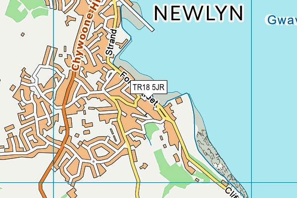TR18 5JR map - OS VectorMap District (Ordnance Survey) TR18 5JR map - OS VectorMap District (Ordnance Survey)