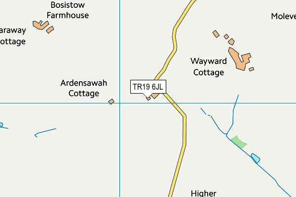 TR19 6JL map - OS VectorMap District (Ordnance Survey) TR19 6JL map - OS VectorMap District (Ordnance Survey)
