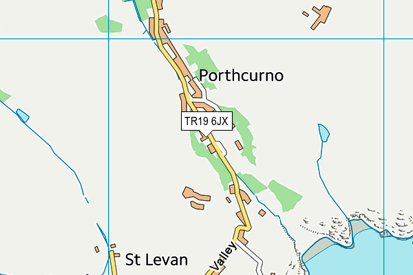 TR19 6JX map - OS VectorMap District (Ordnance Survey)