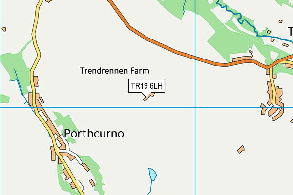 TR19 6LH map - OS VectorMap District (Ordnance Survey)