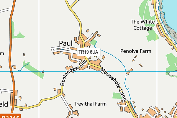 TR19 6UA map - OS VectorMap District (Ordnance Survey) TR19 6UA map - OS VectorMap District (Ordnance Survey)