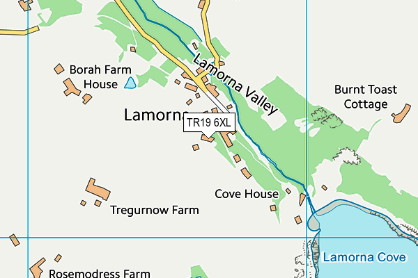 TR19 6XL map - OS VectorMap District (Ordnance Survey) TR19 6XL map - OS VectorMap District (Ordnance Survey)
