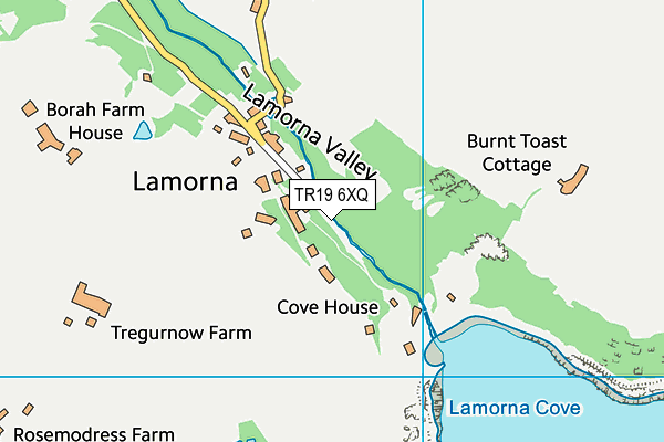 TR19 6XQ map - OS VectorMap District (Ordnance Survey) TR19 6XQ map - OS VectorMap District (Ordnance Survey)