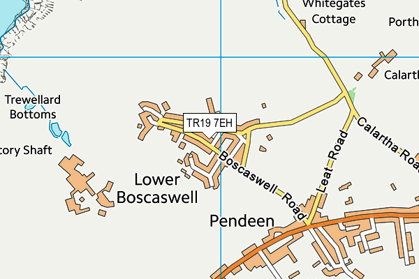 TR19 7EH map - OS VectorMap District (Ordnance Survey) TR19 7EH map - OS VectorMap District (Ordnance Survey)