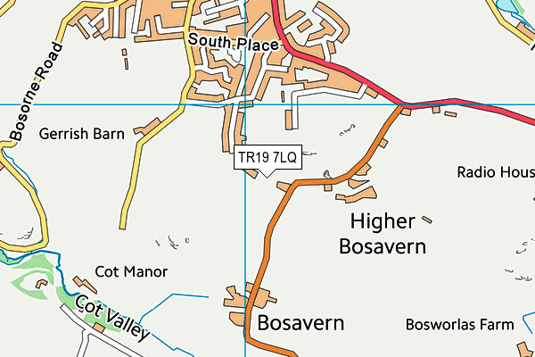 TR19 7LQ map - OS VectorMap District (Ordnance Survey) TR19 7LQ map - OS VectorMap District (Ordnance Survey)