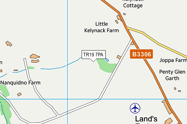 TR19 7PA map - OS VectorMap District (Ordnance Survey) TR19 7PA map - OS VectorMap District (Ordnance Survey)