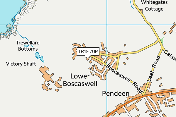 TR19 7UP map - OS VectorMap District (Ordnance Survey) TR19 7UP map - OS VectorMap District (Ordnance Survey)