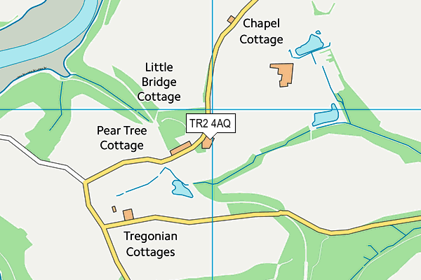 TR2 4AQ map - OS VectorMap District (Ordnance Survey) TR2 4AQ map - OS VectorMap District (Ordnance Survey)