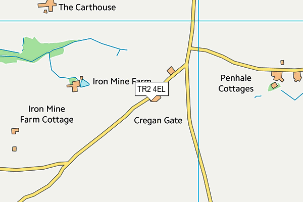 TR2 4EL map - OS VectorMap District (Ordnance Survey) TR2 4EL map - OS VectorMap District (Ordnance Survey)