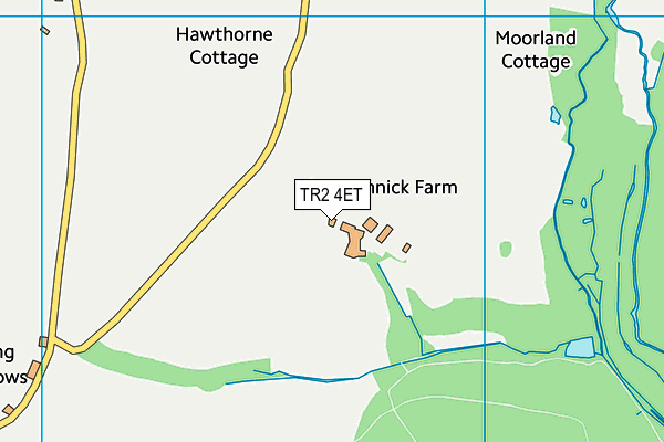 TR2 4ET map - OS VectorMap District (Ordnance Survey) TR2 4ET map - OS VectorMap District (Ordnance Survey)