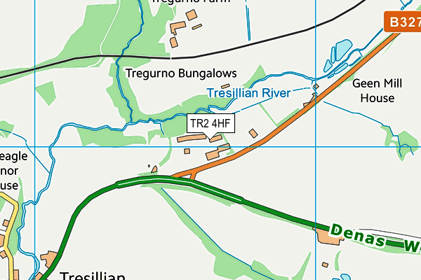 TR2 4HF map - OS VectorMap District (Ordnance Survey) TR2 4HF map - OS VectorMap District (Ordnance Survey)