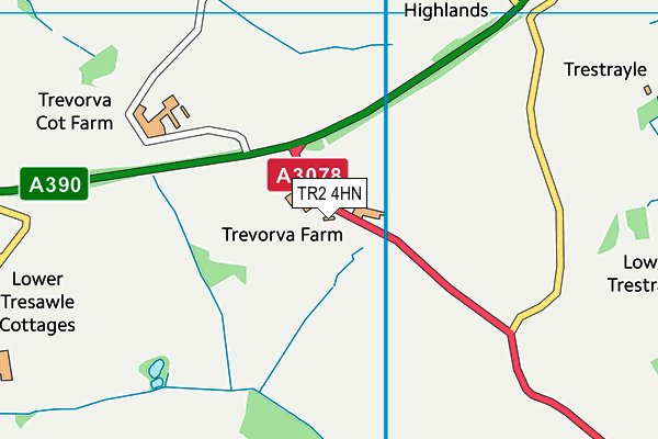TR2 4HN map - OS VectorMap District (Ordnance Survey) TR2 4HN map - OS VectorMap District (Ordnance Survey)