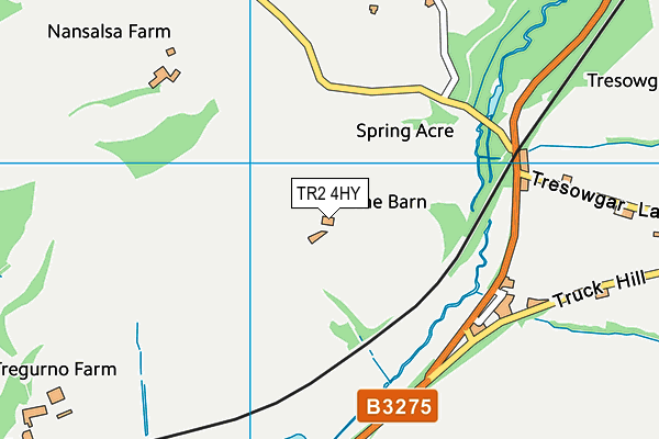 TR2 4HY map - OS VectorMap District (Ordnance Survey) TR2 4HY map - OS VectorMap District (Ordnance Survey)