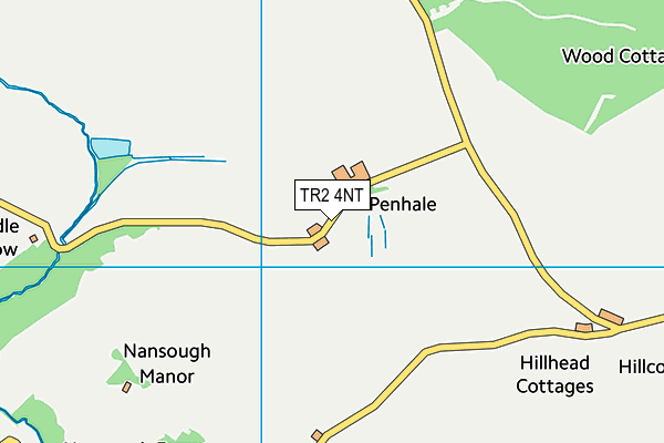 TR2 4NT map - OS VectorMap District (Ordnance Survey) TR2 4NT map - OS VectorMap District (Ordnance Survey)