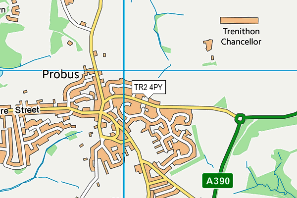 TR2 4PY map - OS VectorMap District (Ordnance Survey) TR2 4PY map - OS VectorMap District (Ordnance Survey)