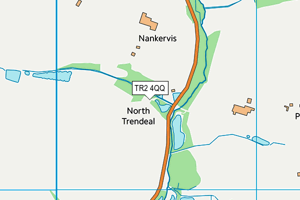 TR2 4QQ map - OS VectorMap District (Ordnance Survey) TR2 4QQ map - OS VectorMap District (Ordnance Survey)