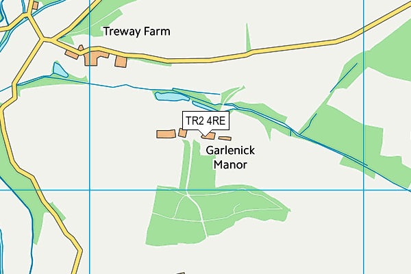 TR2 4RE map - OS VectorMap District (Ordnance Survey) TR2 4RE map - OS VectorMap District (Ordnance Survey)
