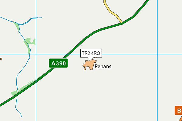 TR2 4RQ map - OS VectorMap District (Ordnance Survey) TR2 4RQ map - OS VectorMap District (Ordnance Survey)