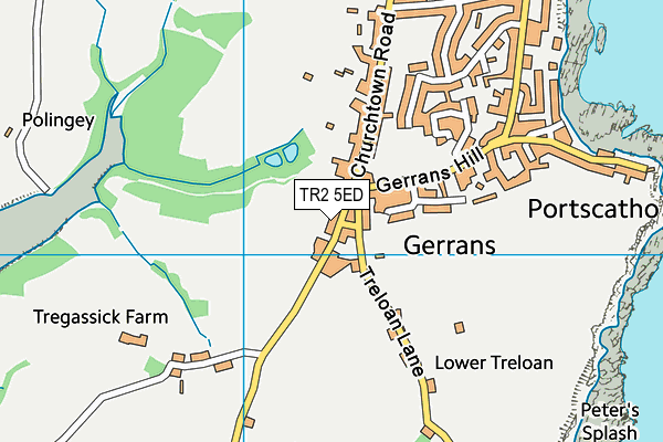 TR2 5ED map - OS VectorMap District (Ordnance Survey) TR2 5ED map - OS VectorMap District (Ordnance Survey)
