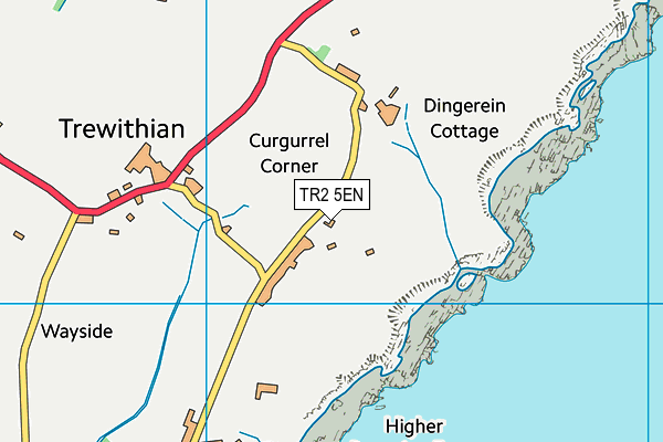 TR2 5EN map - OS VectorMap District (Ordnance Survey) TR2 5EN map - OS VectorMap District (Ordnance Survey)