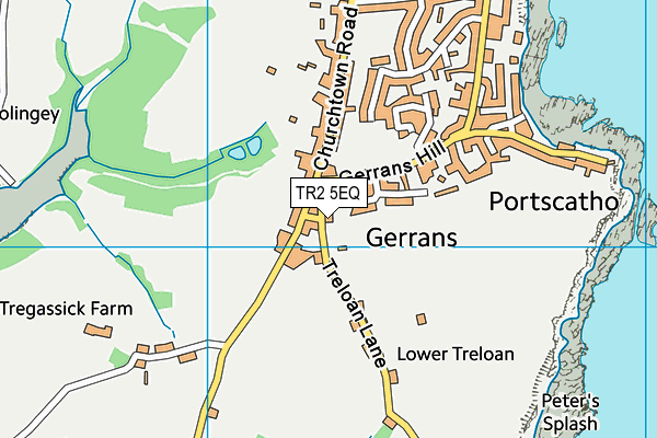 TR2 5EQ map - OS VectorMap District (Ordnance Survey) TR2 5EQ map - OS VectorMap District (Ordnance Survey)