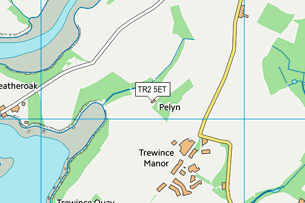 TR2 5ET map - OS VectorMap District (Ordnance Survey) TR2 5ET map - OS VectorMap District (Ordnance Survey)
