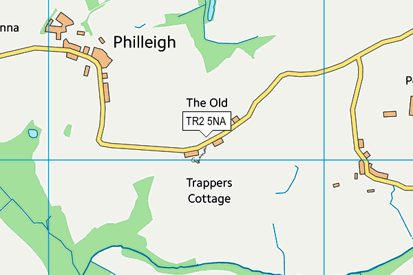 TR2 5NA map - OS VectorMap District (Ordnance Survey) TR2 5NA map - OS VectorMap District (Ordnance Survey)