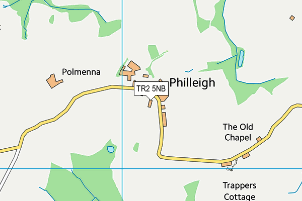 TR2 5NB map - OS VectorMap District (Ordnance Survey)