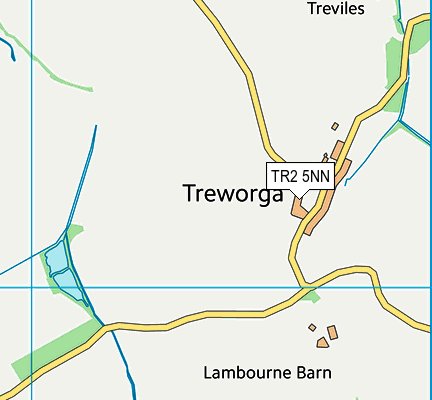 TR2 5NN map - OS VectorMap District (Ordnance Survey)