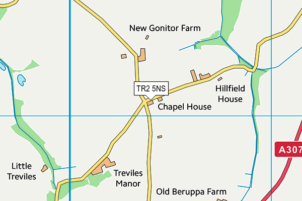TR2 5NS map - OS VectorMap District (Ordnance Survey) TR2 5NS map - OS VectorMap District (Ordnance Survey)