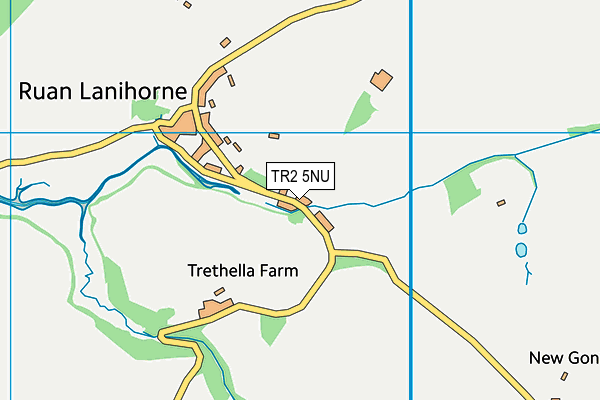 TR2 5NU map - OS VectorMap District (Ordnance Survey) TR2 5NU map - OS VectorMap District (Ordnance Survey)