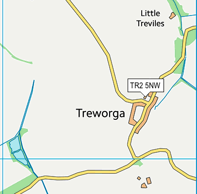 TR2 5NW map - OS VectorMap District (Ordnance Survey) TR2 5NW map - OS VectorMap District (Ordnance Survey)