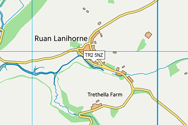 TR2 5NZ map - OS VectorMap District (Ordnance Survey) TR2 5NZ map - OS VectorMap District (Ordnance Survey)